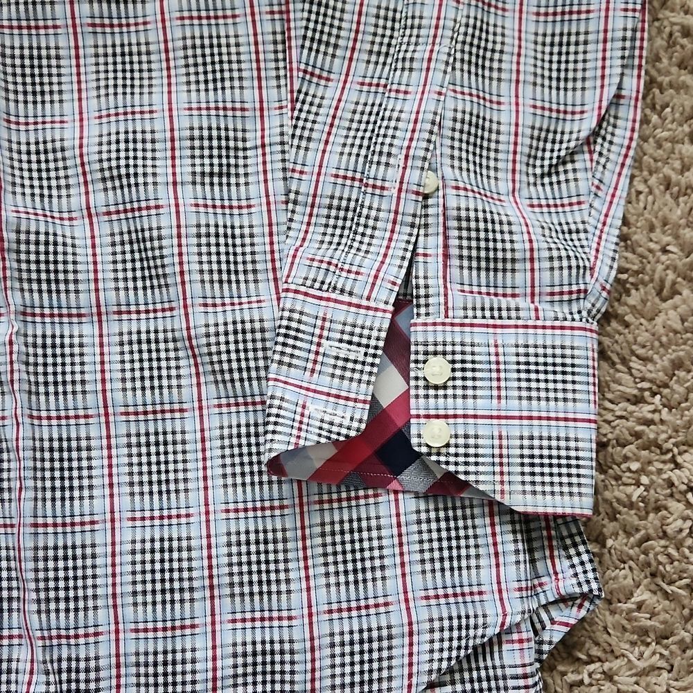Thomas Dean check button up - Picture 3 of 9